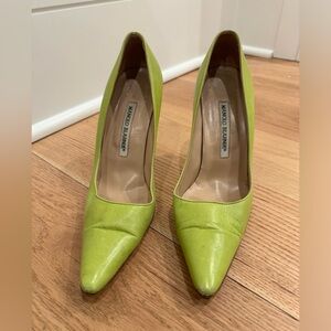 Manolo Blahnik Leather Pumps